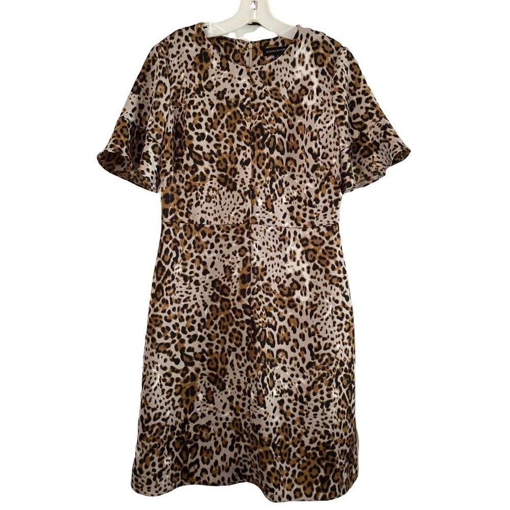 NEW Banana Republic Animal Print Dress 4